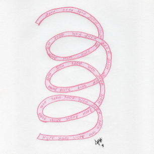 Bröstcancer medvetenhet - Hope Vår Einternal Card Kort