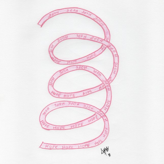 Bröstcancer medvetenhet - Hope Vår Einternal Card Kort (Skapare uppladdad)