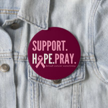 bröstcancer medvetenhet hoppas be Button rosa