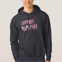 bröstcancer medvetenhet hoppas be Pullover Hoodie