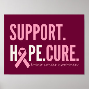 bröstcancer medvetenhet hoppbotemedel Poster utskr
