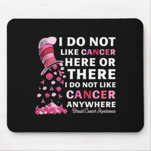 Bröstcancer Medvetenhet Jag Gillar Inte Cancer Här Musmatta