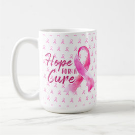 BRÖSTCANCER MEDVETENHET & MEDVETENHET KAFFEMUGG