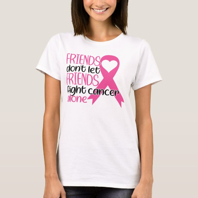 BRÖSTCANCER MEDVETENHET OCH FÖREBYGGANDE T SHIRT (Framsida)