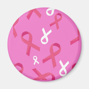 Bröstcancer Medvetenhet Överlevande Rosa Band  Magnet