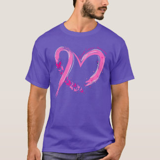 Bröstcancer Medvetenhet Rosa Band Fjäril Stöd T Shirt
