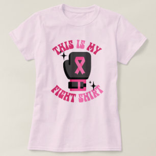 Bröstcancer Medvetenhet Rosa Band T Shirt