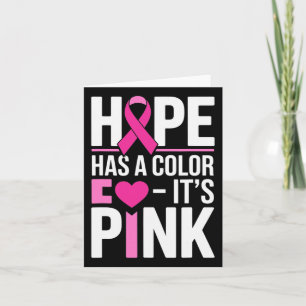 Bröstcancer medvetenhet Rosa oktober Breast Cancer Kort