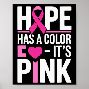 Bröstcancer medvetenhet Rosa oktober Breast Cancer Poster