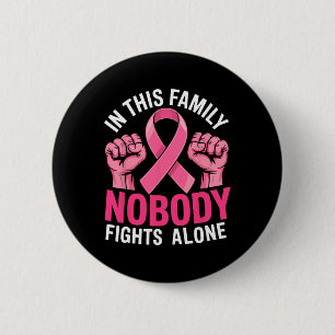 Bröstcancer medvetenhet Rosa Ribbon Breast Cancer Knapp