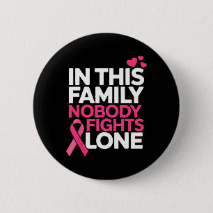 Bröstcancer medvetenhet Rosa Ribbon Breast Cancer Knapp