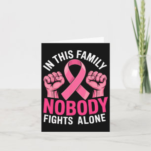 Bröstcancer medvetenhet Rosa Ribbon Breast Cancer Kort