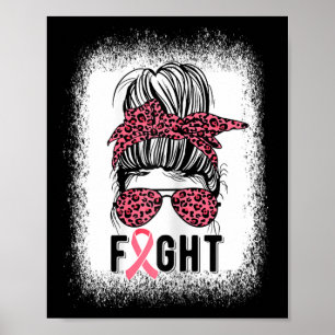 Bröstcancer medvetenhet Rosa Ribbon Breast Cancer Poster