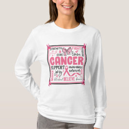 Bröstcancer medvetenhet Shirt T