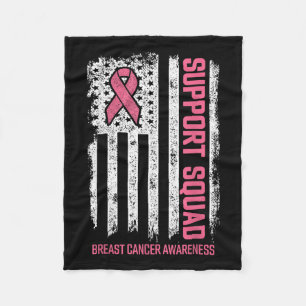 Bröstcancer medvetenhet Squad Breast Cancer Awaren Fleecefilt