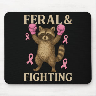 Bröstcancer medvetenhet Squad Feral och Fighter Fu Musmatta