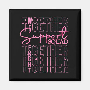 Bröstcancer Medvetenhet Stöd Squad Fight Magnet