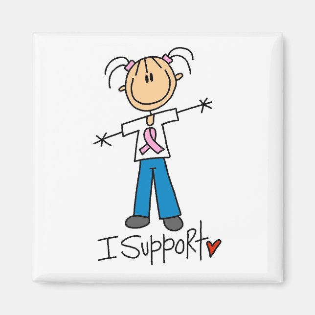 Bröstcancer medvetenhet Tshirts och presenter Magnet (Framsidan)