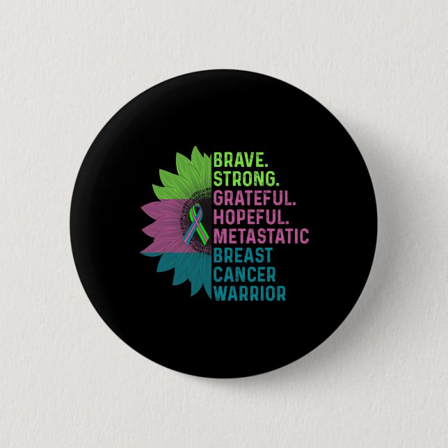 Bröstcancer Medvetenhet Vård Krigare  Knapp (Framsida)