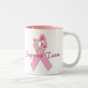 Bröstcancer medvetenhetlag Två-Tonad mugg