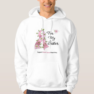 Bröstcancer medvetenhetsyster hoodie