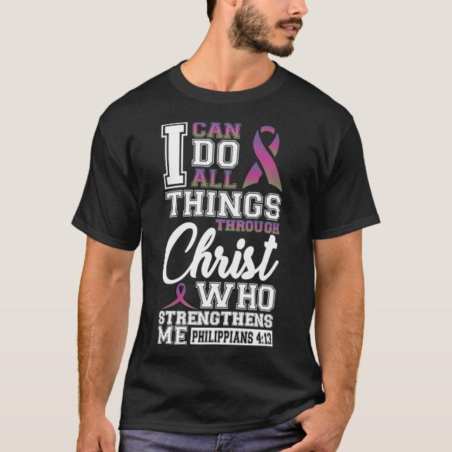 Bröstcancer Metastaserande bröstcancer Jag kan gör T Shirt (Framsida)