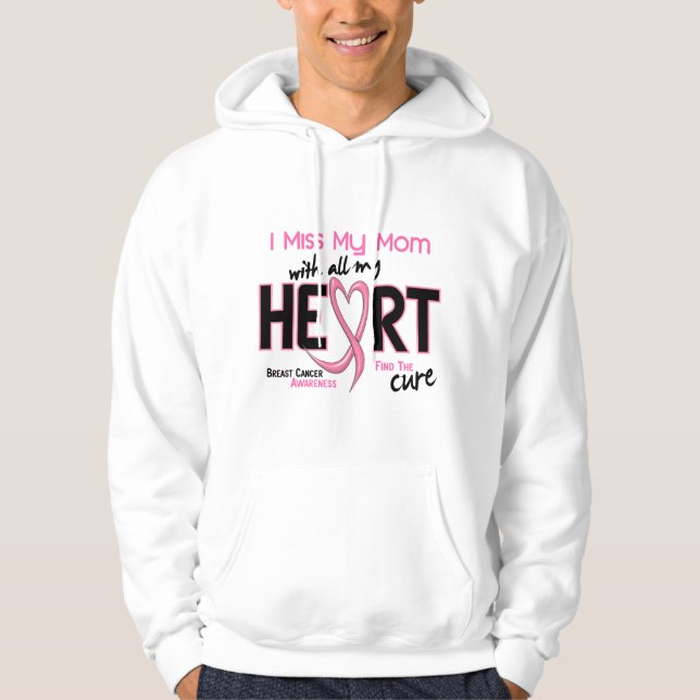 Bröstcancer mig Fröcken min mamma Sweatshirt (Framsida)