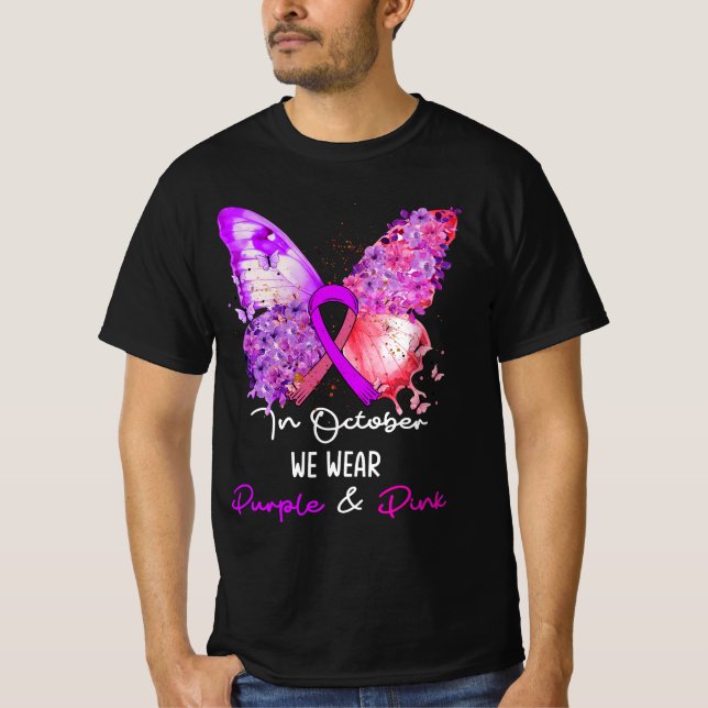 Bröstcancer och Domesticens medvetandegrad T Shirt (Framsida)