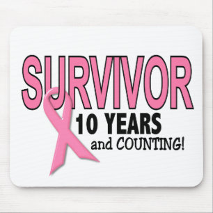 BRÖSTCANCER ÖVERLEVANDE 10 år & räkna Musmatta