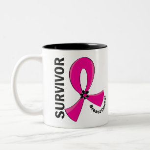 Bröstcancer överlevande 12 Två-Tonad mugg