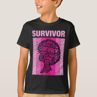 Bröstcancer överlevande afrikansk amerikansk Woman T Shirt