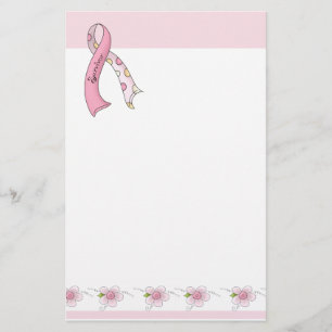 Bröstcancer överlevande brevpapper