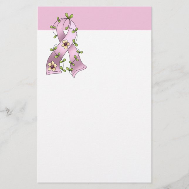 Bröstcancer överlevande brevpapper (Framsida)