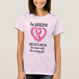 Bröstcancer överlevande , bröstcancerkrigare t shirt