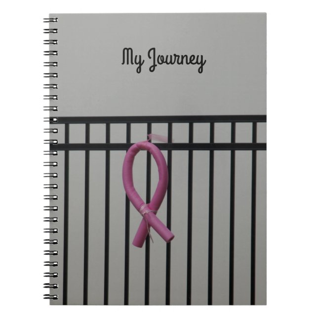 Bröstcancer överlevande, Fighter Spiral Journal Anteckningsbok (Framsidan)