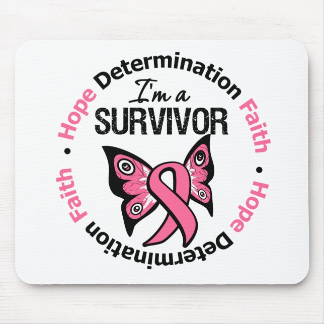 Bröstcancer överlevande Hope Determination Faith Musmatta (Framsidan)