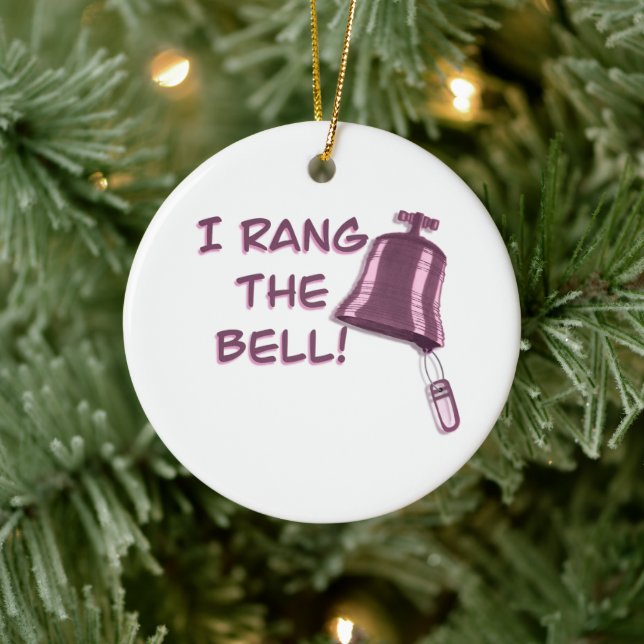 Bröstcancer överlevande julgransprydnad keramik (Träd)