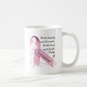 Bröstcancer överlevande kaffemugg