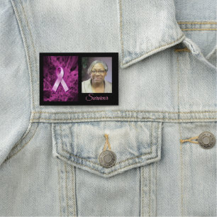 Bröstcancer överlevande Namn bricka Namnbricka
