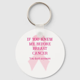 Bröstcancer överlevande nyckelring