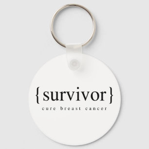 Bröstcancer överlevande nyckelring