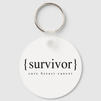Bröstcancer överlevande nyckelring
