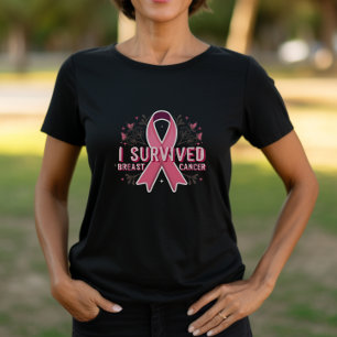 Bröstcancer överlevande Ribbon T Shirt