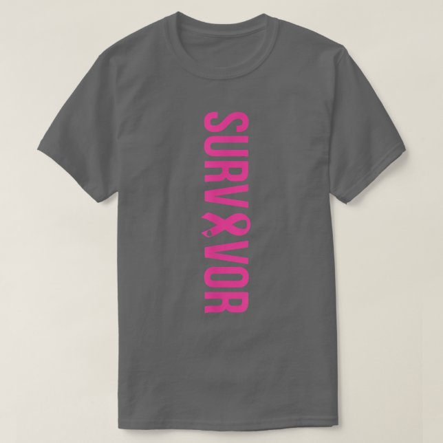 Bröstcancer överlevande Rosa Support Squad Starong T Shirt (Design framsida)