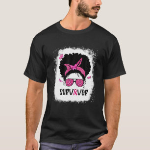 Bröstcancer överlevande Rosie Riveter Rosa Awarene T Shirt