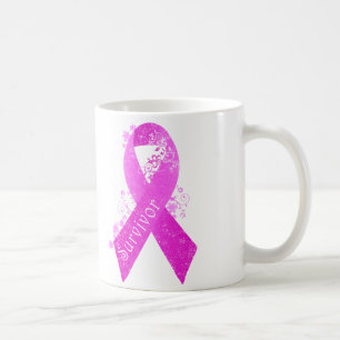Bröstcancer överlevande Vintage Kaffemugg