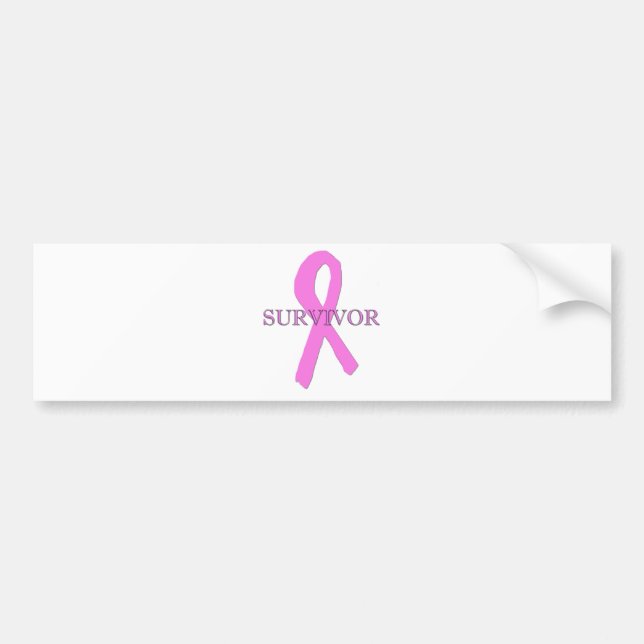 Bröstcancer överlevandebildekal bildekal (Framsidan)