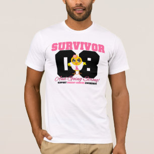 Bröstcancer överlevandechick 08 år tee shirt