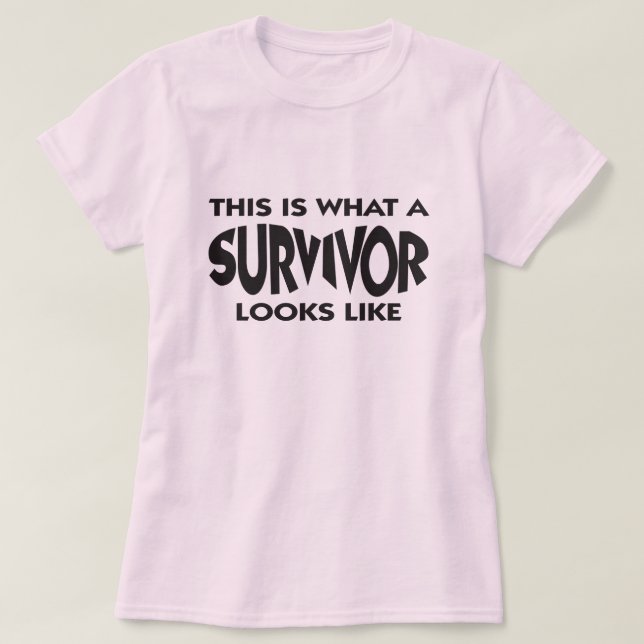 Bröstcancer överlevandemastectomy tee (Design framsida)