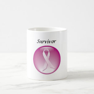 Bröstcancer överlevandemugg kaffemugg
